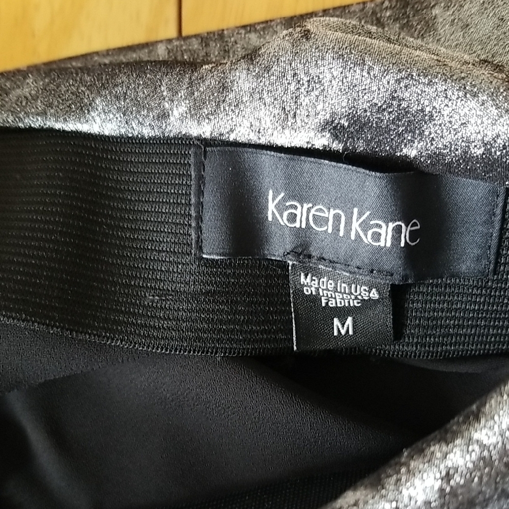 Karen Kane Night Lights Metallic Midi Skirt - Picture 10 of 15